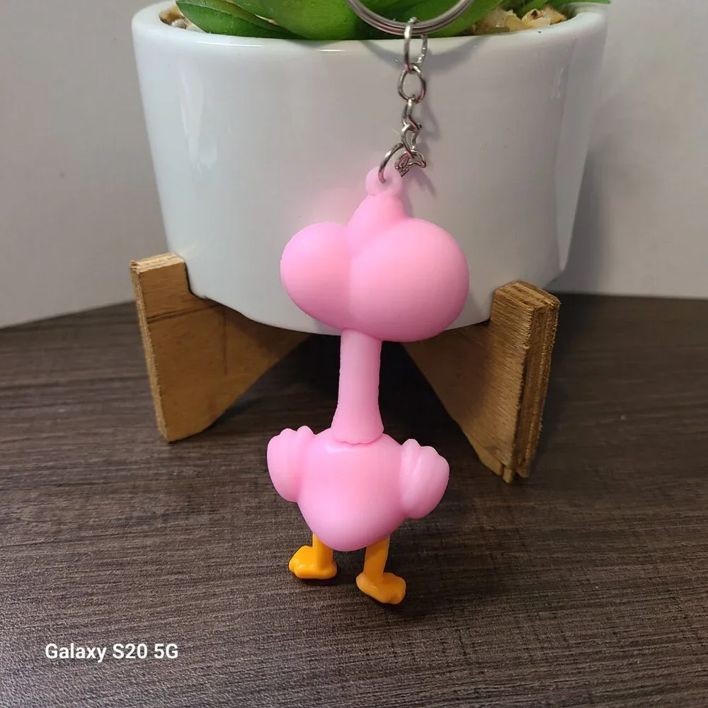 Unbranded Bug-Eyed‎ Bird Keychain NEW Unisex Collectible Home Office School Auto